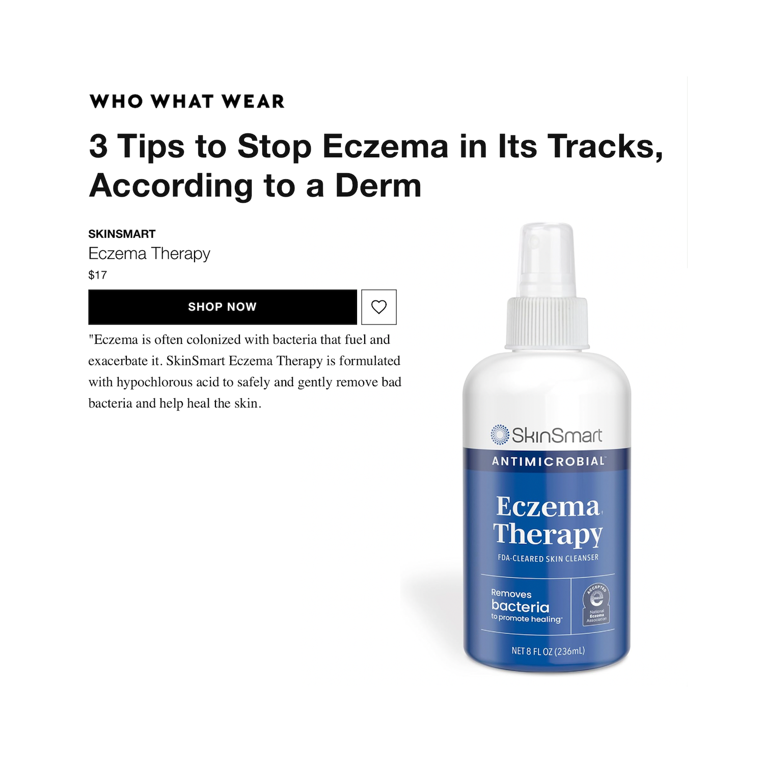 SkinSmart Featured in Who What Wear