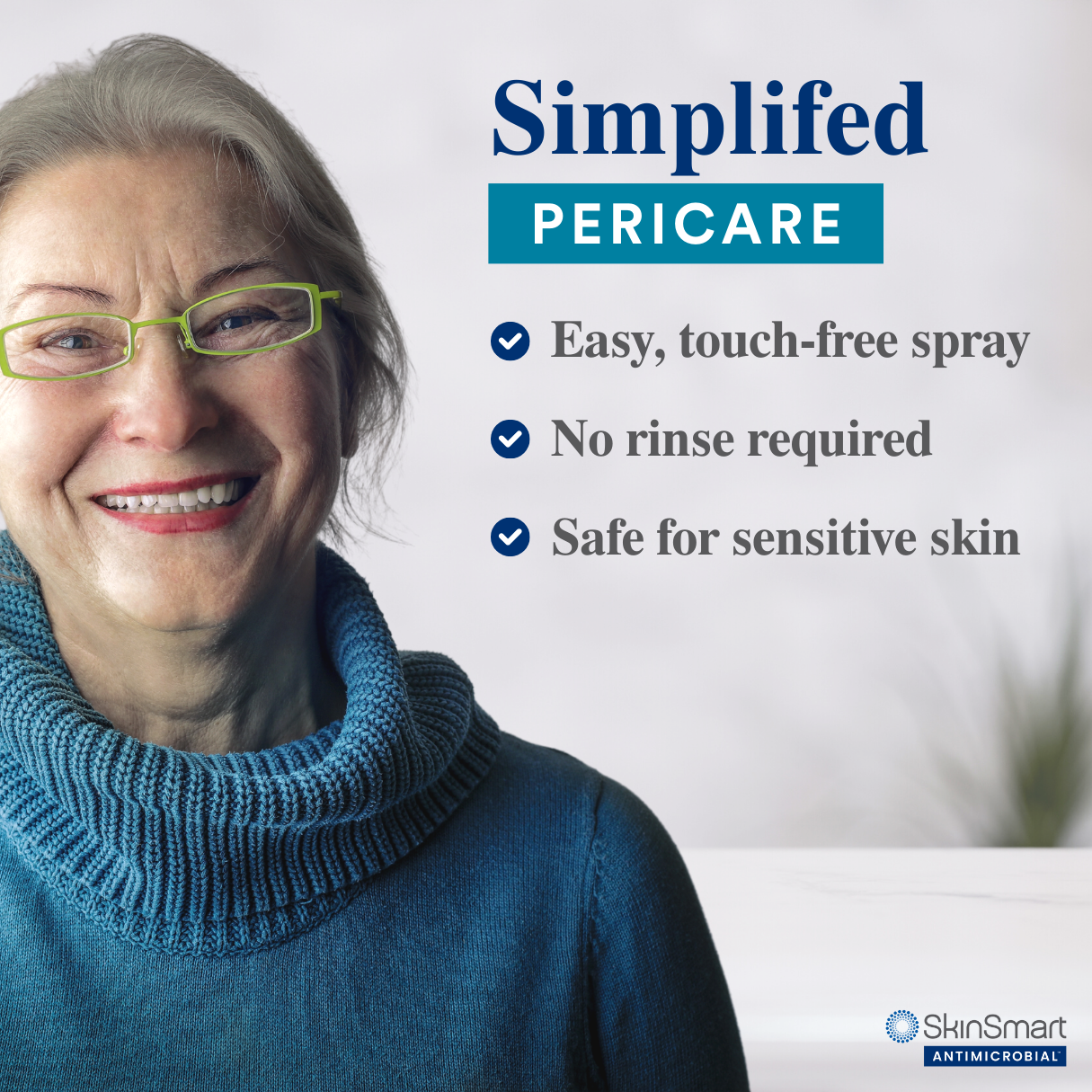 SkinSmart Antimicrobial Perineal Cleanser