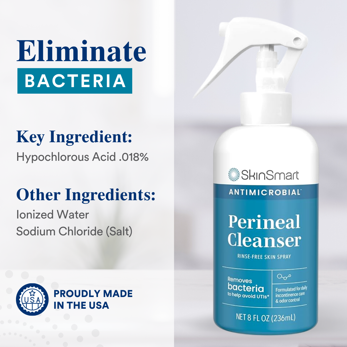 SkinSmart Antimicrobial Perineal Cleanser