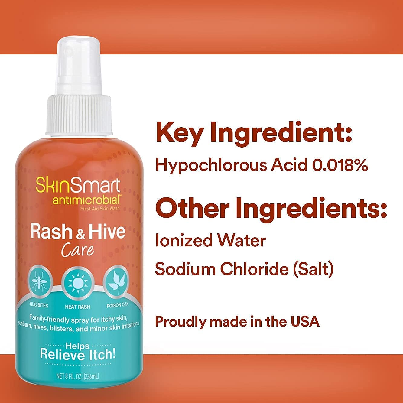 SkinSmart Antimicrobial Rash and Hive Care