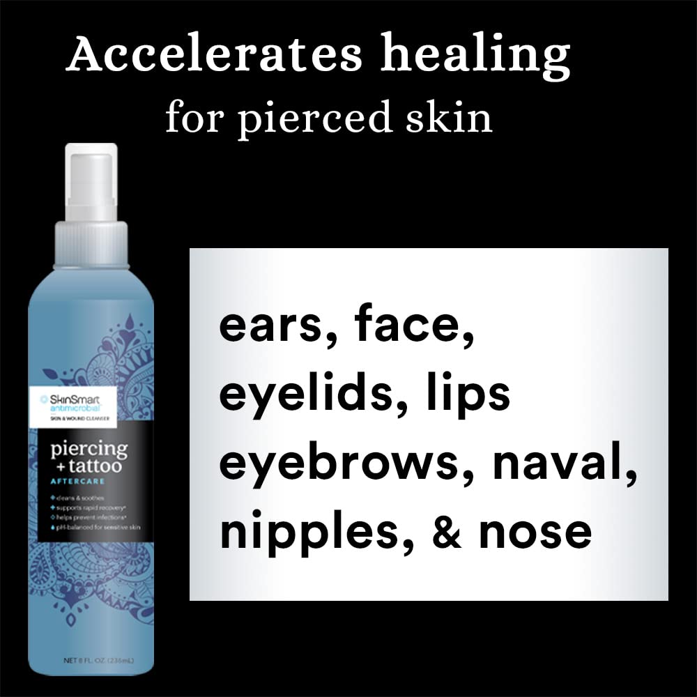 SkinSmart Antimicrobial Piercing & Tattoo Aftercare for Rapid Recovery