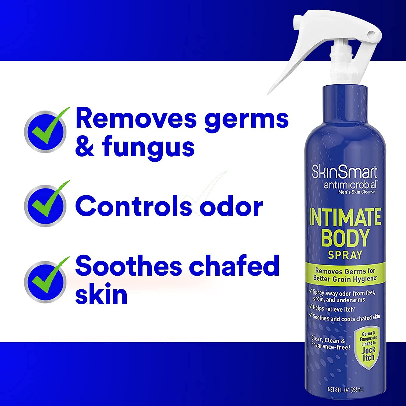 SkinSmart Men’s Intimate Spray, Hypochlorous Based Shower in a Bottle