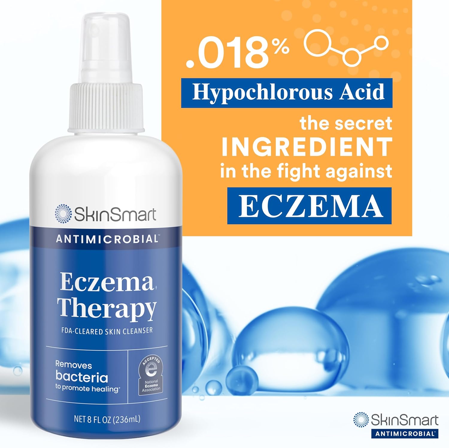 SkinSmart Antimicrobial Eczema Therapy with Hypochlorous Acid