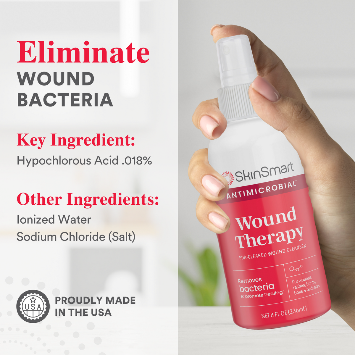 Incision Spray SkinSmart Antimicrobial Wound Therapy